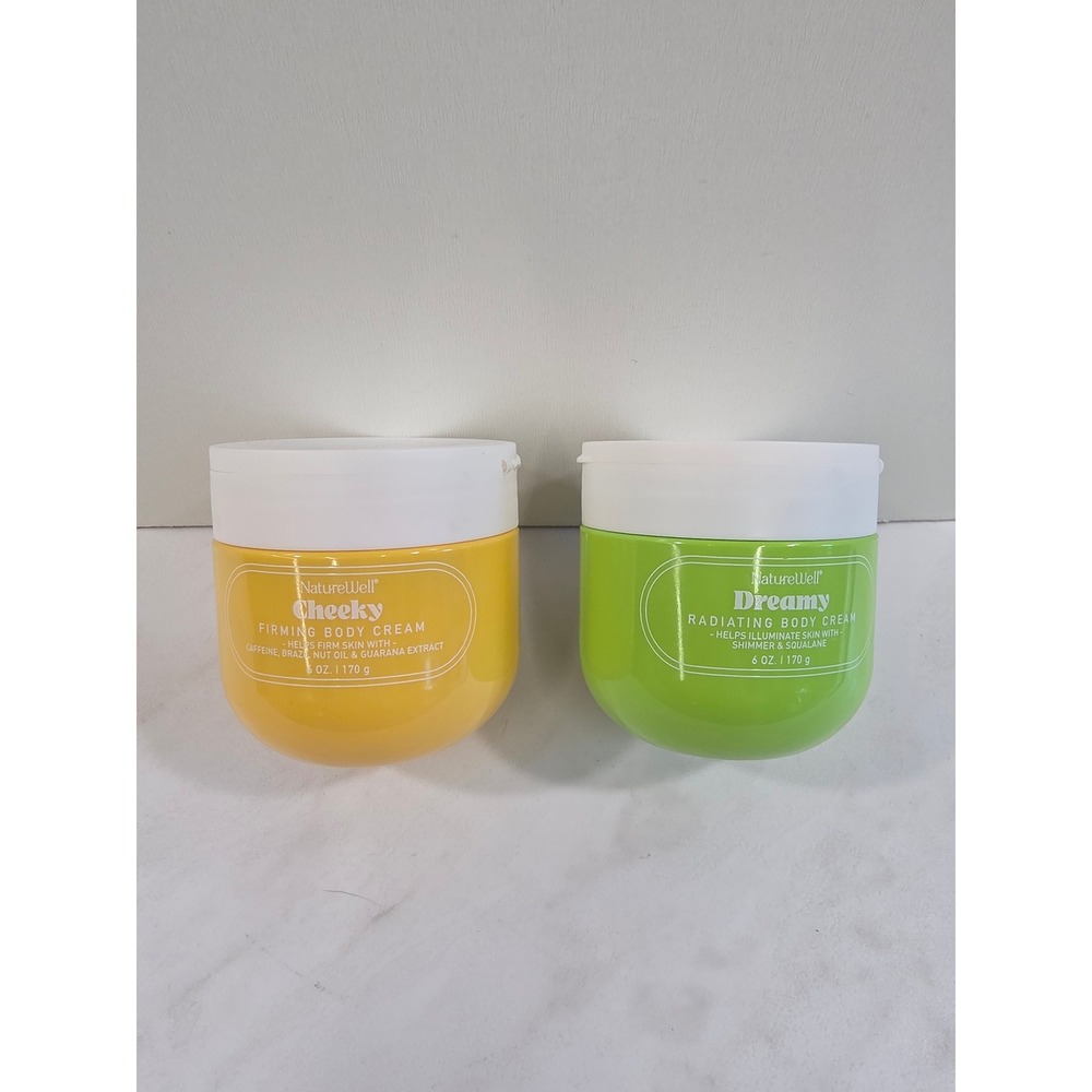 NatureWell Body Cream Set – Cheeky & Dreamy 6 oz each Self Care Beauty Firming